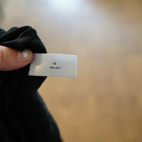 Pied A Terre Women's 100% Silk Tapper leg size 10 - Picture 4 of 6